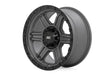 79 Series Wheel One-Piece Gunmetal Gray w/Black Ring 17x8.5 6x5.5 0mm Rough Country
