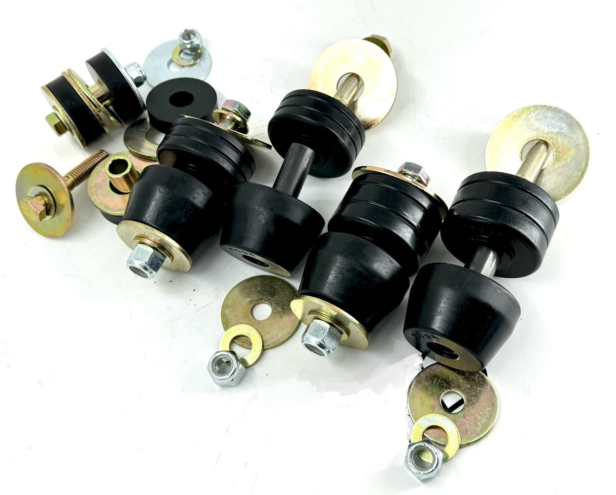 72-93 Dodge Truck Body Mount Bushing Kit With All New Hardware Meyer Distributors