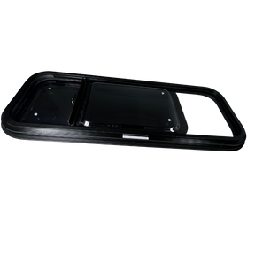 Acrylic Slider Window w/ Clamp Ring (Passenger Side) for Sprinter Van Wideout S&B