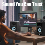 ASM-65X 6" Professional Full Range Studio Monitor Speaker with Built-In DSP Audiopipe