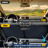 Trucktok Specially Customized  Universal Windshield Sunshade Summer Interior Cooler Auto Sun Protector TruckTok