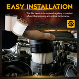 Trucktok 2008-2010 6.4L Ford Powerstroke Diesel Fuel Filter Replaces FD4617 TruckTok