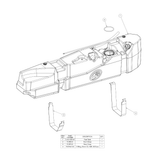 S&B 56 Gallon High-Capacity Fuel Tank for 2013-2026 Dodge Ram Cummins 6.7L, Crew Cab Long Bed S&B