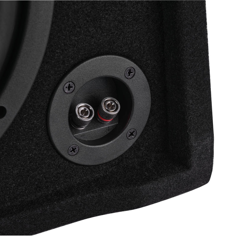 DFPU Under Seat 10” Shallow Subwoofer Enclosure | Sealed, Loaded, 600W RMS @ 2 Ohm