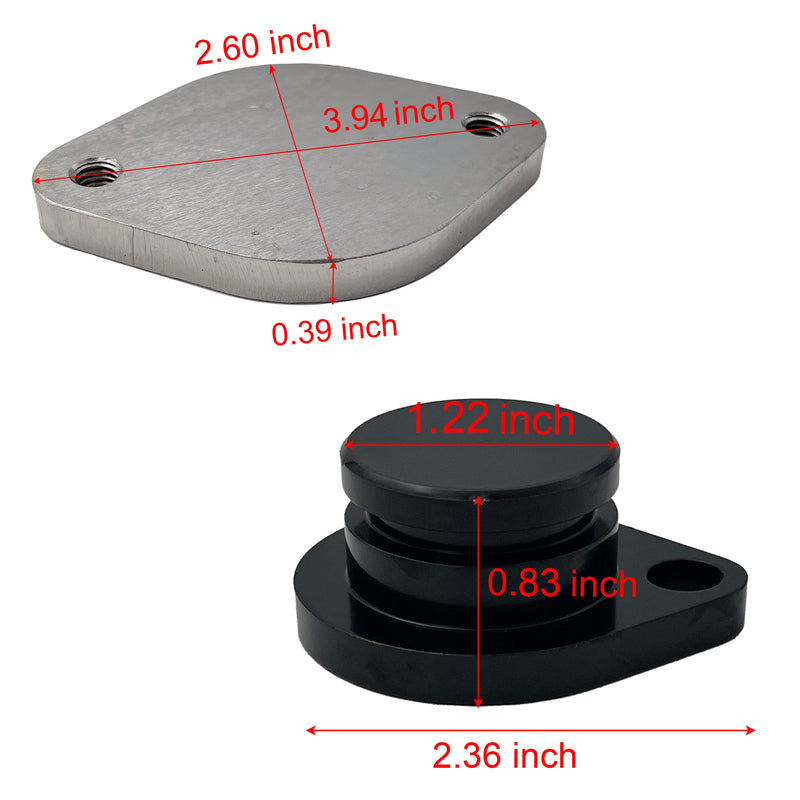 2008-2010 6.4L Ford Powerstroke 5" DPF/DEF/EGR Delete All-in-One Kit