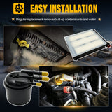 Trucktok 2017-2025 6.7L Ford Powerstroke Diesel Fuel Filter Replaces FD4625 TruckTok