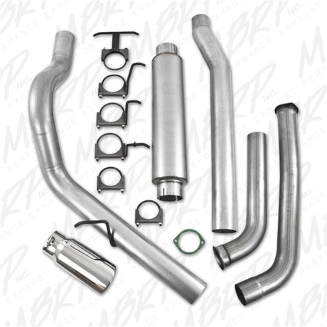 MBRP 2003-2007 Ford F-250/350 6.0L EC/CC Turbo Back Single Side (Stock Cat)