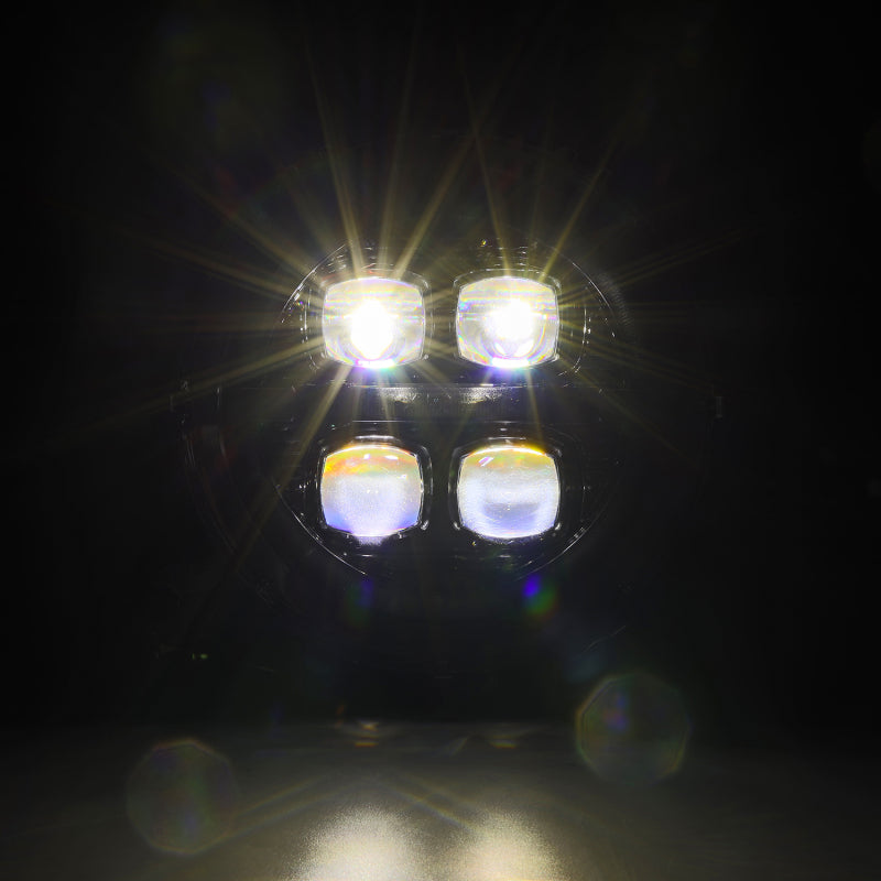 AlphaRex NOVA-Series LED Projector Headlights Black | '18-Current JL Wrangler / '20-Current JT Gladiator