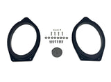 2019-2026 Silverado & Sierra Speaker Adapters | 1-inch CNC-Machined HDPE Ten87 Design