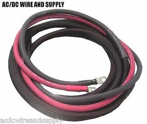 # 2 GAUGE HD 17 FT YAMAHA/MERCURY OUTBOARD BOAT BATTERY CABLES U.S.A MADE ACDCWIREANDSUPPLY