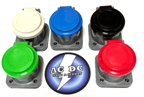 400 AMP HUBBELL SERIES 16 CAMLOCK DEVICES SET PANEL STR RECEPT RED ONLY HUBBELL