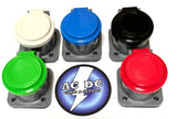 400 AMP HUBBELL SERIES 16 CAMLOCK DEVICES SET PANEL STR RECEPT NON-MET COVERS HUBBELL