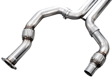 AWE Tuning 2021+ Cadillac CT4-V Blackwing SwitchPath Exhaust - Diamond Black Tips