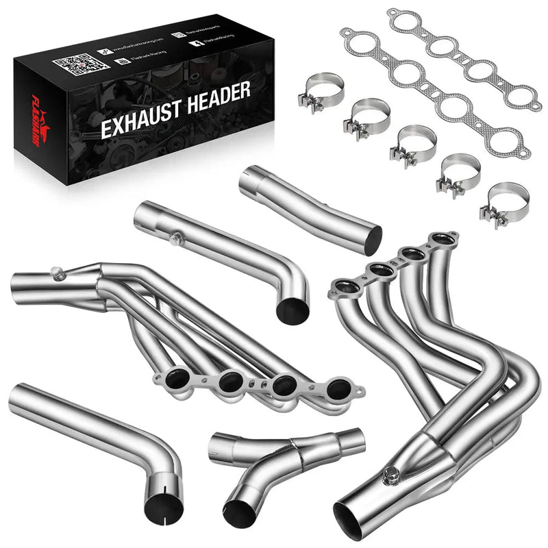 1998-2002 Chevrolet Chevy LS1 Camaro Firebird Headers & Y-Pipe 1 7/8 Race Version F-Body Flashark