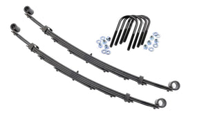 Front Leaf Springs 4 Inch Lift Pair Chevy/GMC C10/K10 C15/K15 Truck/Half-Ton Suburban (69-72) Rough Country