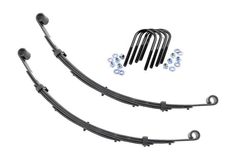 Front Leaf Springs 3 Inch Lift Pair Jeep Grand Wagoneer/J10 Truck/J20 Truck/Wagoneer 4WD Rough Country