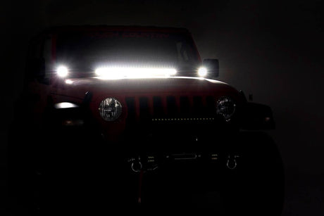 LED Light Kit Hinge Mount 2 Inch Spectrum Pair Jeep Gladiator JT/Wrangler JL (18-26) Rough Country