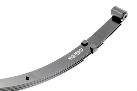 Front Leaf Springs 4 Inch Lift Pair Jeep Wrangler YJ 4WD (1987-1995) Rough Country