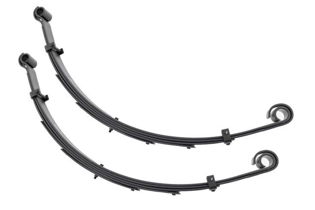 Front Leaf Springs 6 Inch Lift Pair Jeep Wrangler YJ 4WD (1987-1995) Rough Country