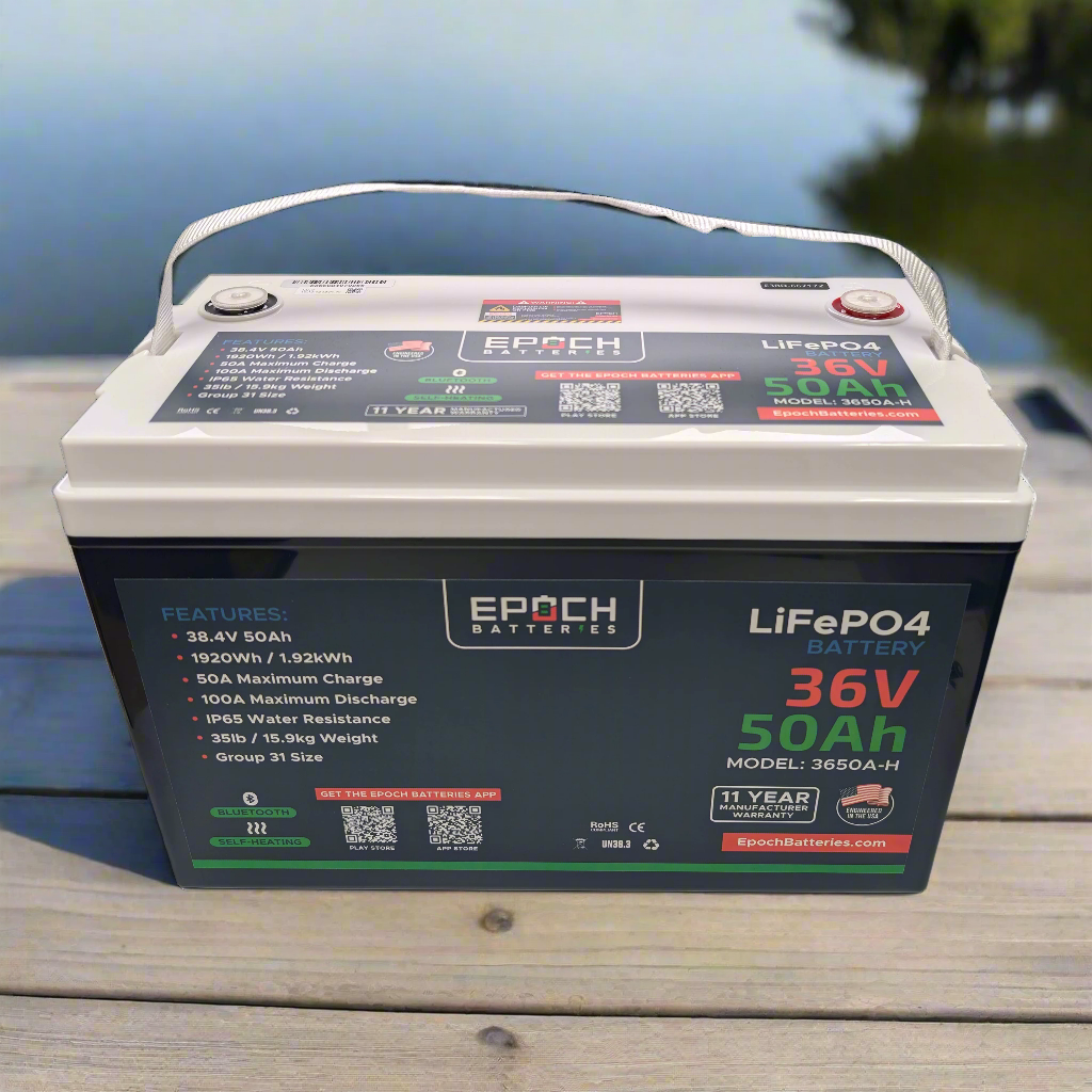 Epoch Batteries 36V 50Ah Essential LiFePO4 Battery