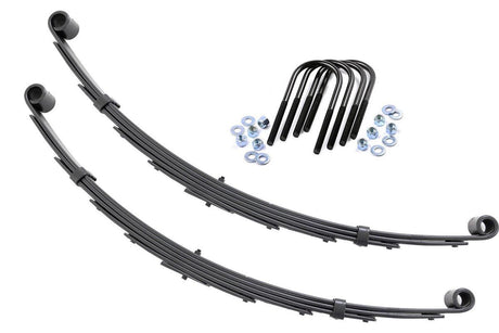 Front Leaf Springs 6 Inch Lift Pair Chevy/GMC C10/K10 Truck & SUV/K5 Blazer (73-91) Rough Country