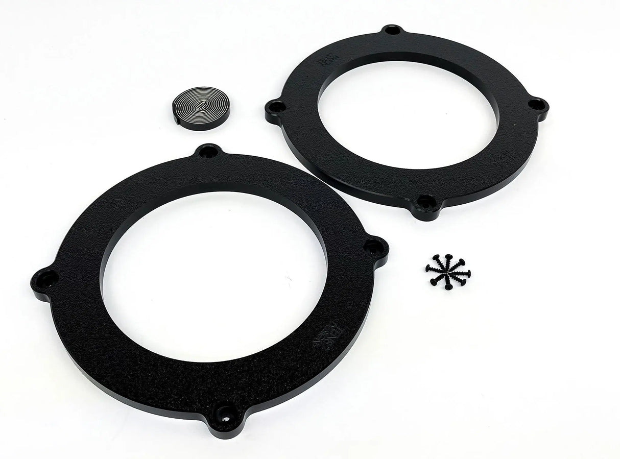 2005-2025 Corvette C6/C7/C8 Front Speaker Adapters | CNC-Machined HDPE Ten87 Design