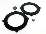 2005-2025 Corvette C6/C7/C8 Front Speaker Adapters | CNC-Machined HDPE Ten87 Design