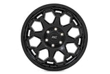 80 Series Wheel One-Piece Semi Gloss Black 20x9 6x135 0mm Rough Country
