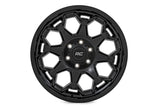 80 Series Wheel One-Piece Semi Gloss Black 20x10 6x135 -25mm Rough Country