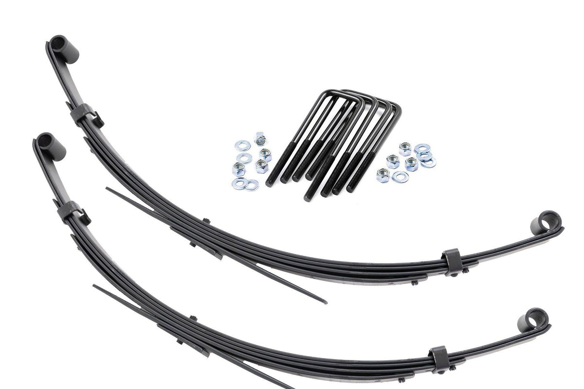 Rear Leaf Springs 3 Inch Lift Pair Toyota Truck 4WD (1979-1985) Rough Country