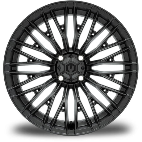 MODZ® Reaper 16x7 Titanium Gunmetal Golf Cart Wheel