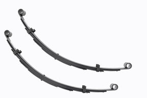 Front Leaf Springs 4 Inch Lift Pair Toyota Land Cruiser FJ40 4WD (64-80) Rough Country