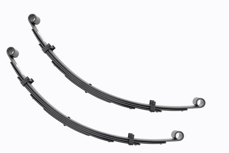 Front Leaf Springs 4 Inch Lift Pair Toyota Land Cruiser FJ40 4WD (64-80) Rough Country