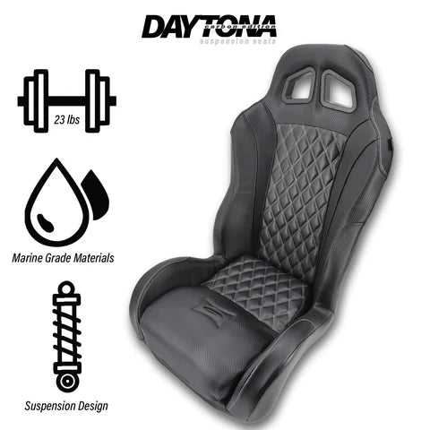 Yamaha YXZ / RMAX Carbon Edition Daytona UTV Seats - (Pair) UTV Parts Guy