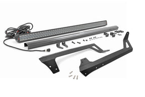 LED Light Kit Windshield 50 Inch Spectrum Dual Row Jeep Wrangler JK/Wrangler Unlimited (07-18) Rough Country