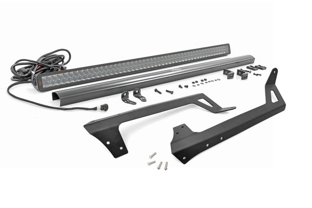 LED Light Kit Windshield 50 Inch Spectrum Dual Row Jeep Wrangler JK/Wrangler Unlimited (07-18) Rough Country