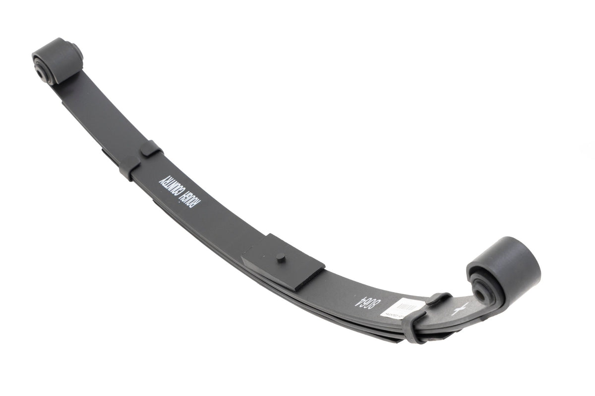 Rear Leaf Springs Military Wrap 4 Inch Lift Pair Jeep Wrangler YJ (87-95) Rough Country