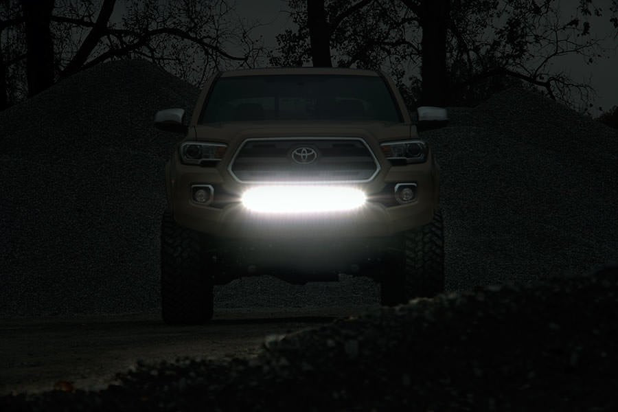 LED Light Kit Lower Grille Mount 30 Inch Spectrum Single Row Toyota Tacoma (16-23) Rough Country