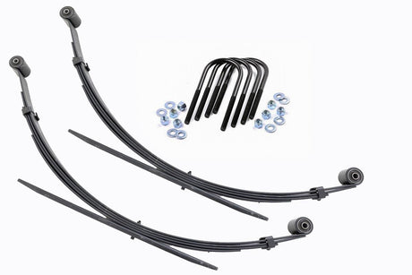 Rear Leaf Springs 4 Inch Lift Pair Ford F-250/F-350 Super Duty 4WD (99-04) Rough Country