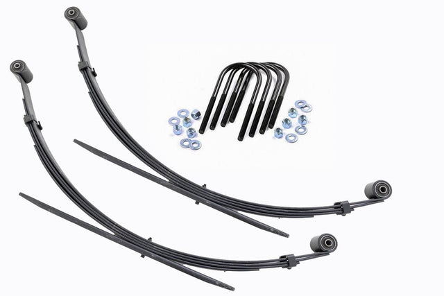 Rear Leaf Springs 4 Inch Lift Pair Ford F-250/F-350 Super Duty 4WD (99-04) Rough Country