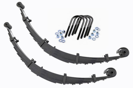 Front Leaf Springs 8 Inch Lift Pair Ford F-250/F-350 Super Duty 4WD (99-04) Rough Country