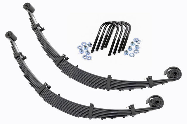 Front Leaf Springs 8 Inch Lift Pair Ford F-250/F-350 Super Duty 4WD (99-04) Rough Country