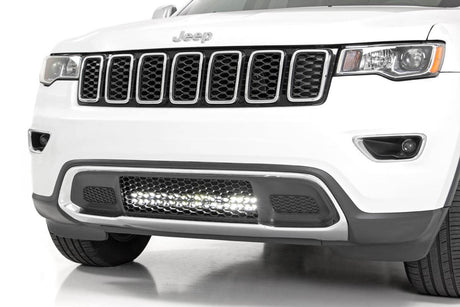 LED Light Kit Bumper Mount 20 Inch Spectrum Dual Row Jeep Grand Cherokee WK2 (11-20) Rough Country