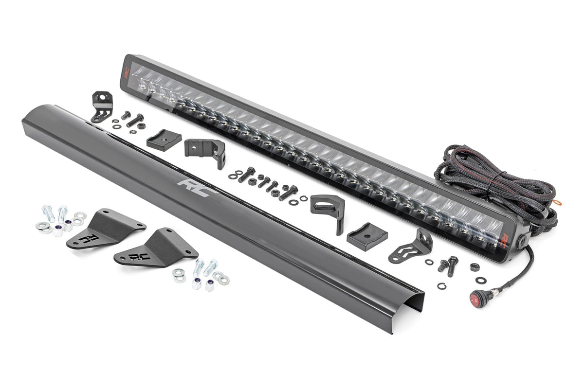 LED Light Kit Bumper Mount 30 Inch Spectrum Dual Row Toyota 4Runner (14-20) Rough Country