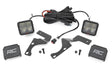 LED Light Kit Ditch Mount 2 Inch Spectrum Spot Pair Toyota 4Runner (10-24) Rough Country