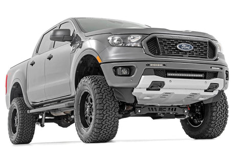 LED Light Kit Bumper Mount 20 Inch Spectrum Single Row Ford Ranger (19-23) Rough Country