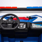 24V Magic Cars Storm Police UTV 2-Seater for Kids with Lights & Sirens for Action-Packed Adventures