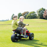 24V Magic Cars Spider 2 Seater Ride-On 3 Wheel Motorcycle