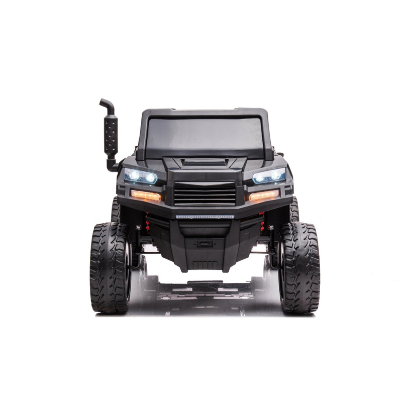 24V 6 Wheeler Magic Cars Tractor Trailer 2 Seater Ride-on with Dump Cart and Parental Remote