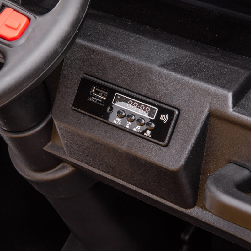 24V 6 Wheeler Magic Cars Tractor Trailer 2 Seater Ride-on with Dump Cart and Parental Remote